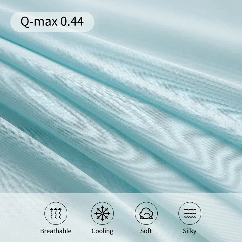 Cooling Ice Silk Summer Blanket – Lightweight Breathable Comforter for Hot Nights