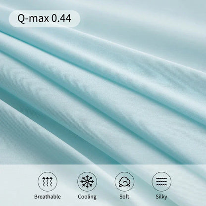 Cooling Ice Silk Summer Blanket – Lightweight Breathable Comforter for Hot Nights