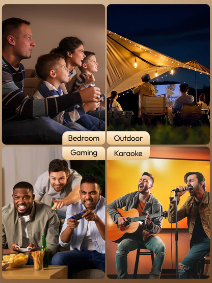 WiFi6 Smart LED Projector 4K Home Cinema