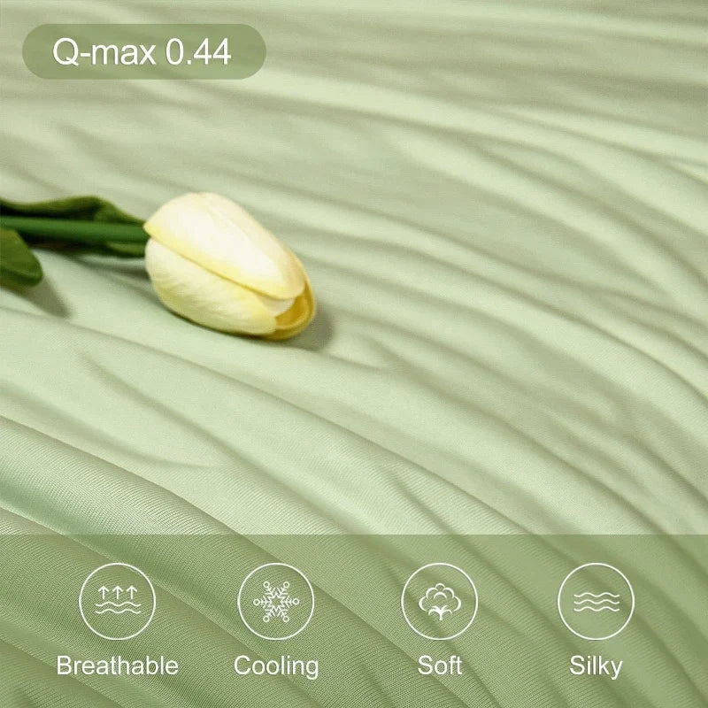 Cooling Ice Silk Summer Blanket – Lightweight Breathable Comforter for Hot Nights