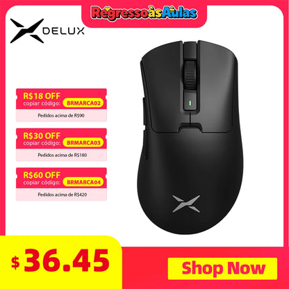 Ergonomic Wireless Precision Mouse – Lightweight 63g with Charging Dock