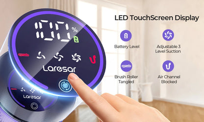 Laresar V7 Handheld Vacuum – Wireless Smart Cleaner for Home