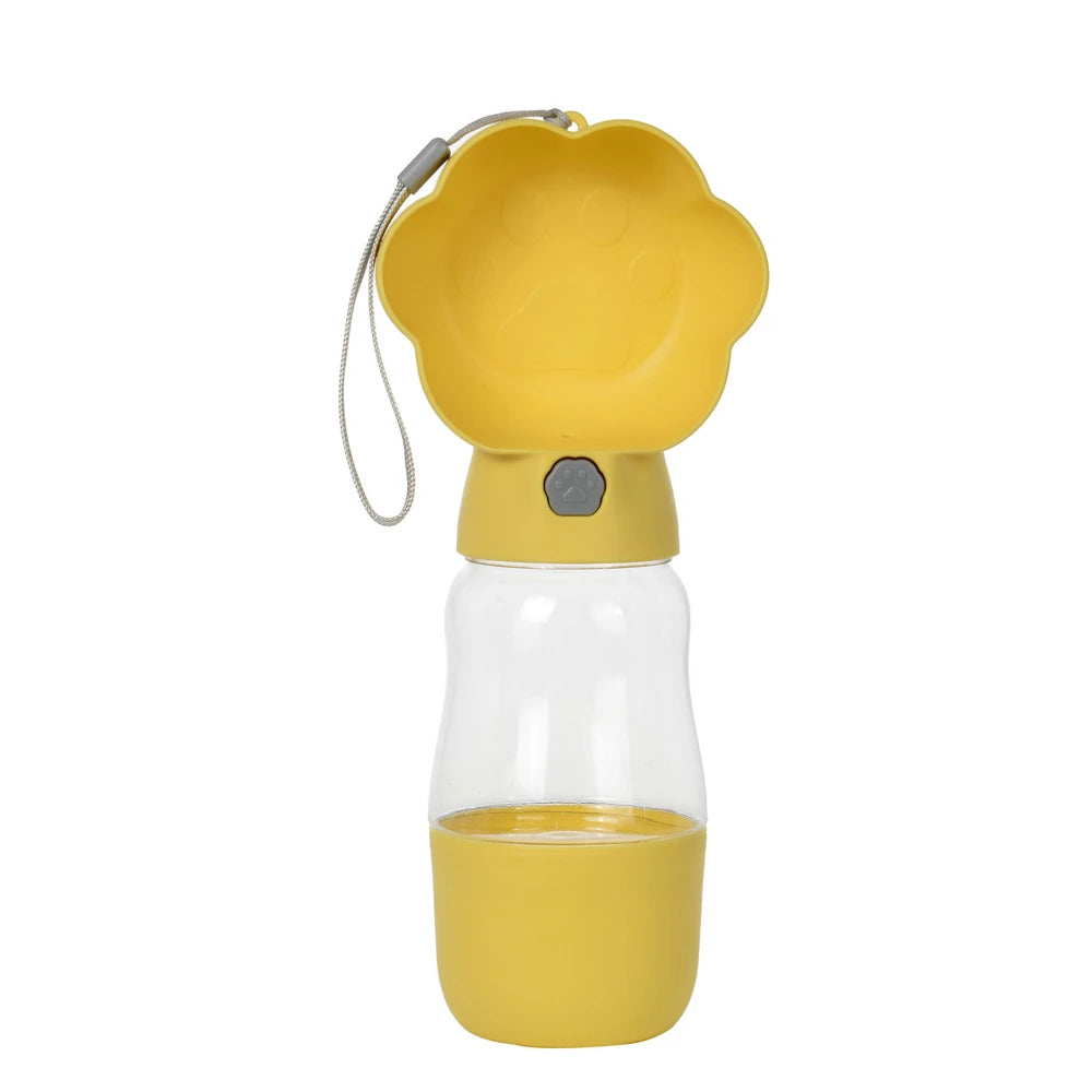 2-in-1 Portable Dog Water Bottle with Food Container