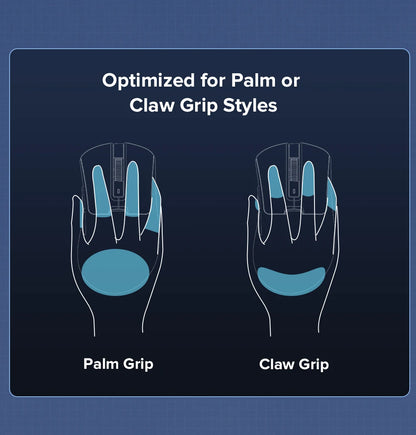 Ergonomic Wireless Precision Mouse – Lightweight 63g with Charging Dock