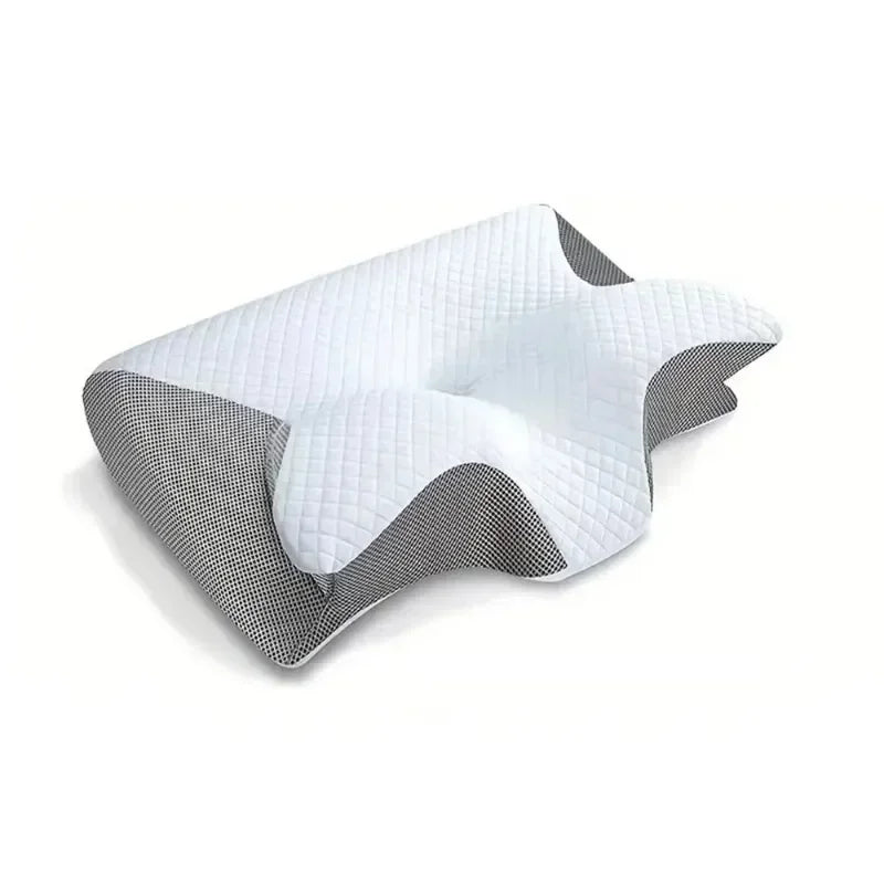 Ergonomic Memory Foam Cervical Pillow – Neck Pain Relief for Side Sleepers