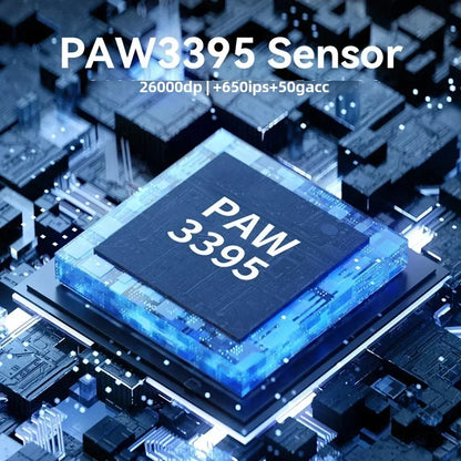 Ergonomic Wireless Precision Mouse – Lightweight 63g with Charging Dock