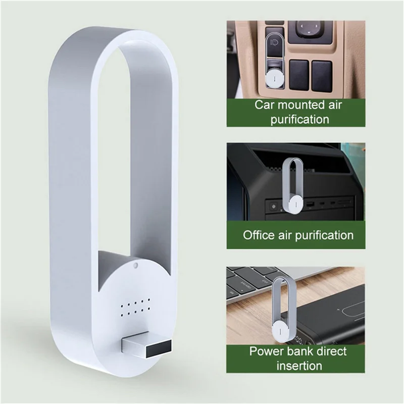 Quiet USB Air Purifier for Bedroom – Removes Dust, Pollen & Allergens