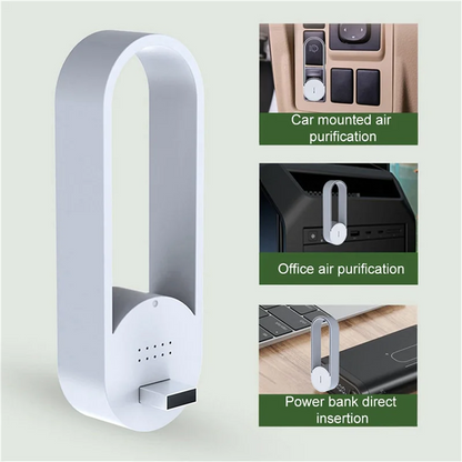 Quiet USB Air Purifier for Bedroom – Removes Dust, Pollen & Allergens