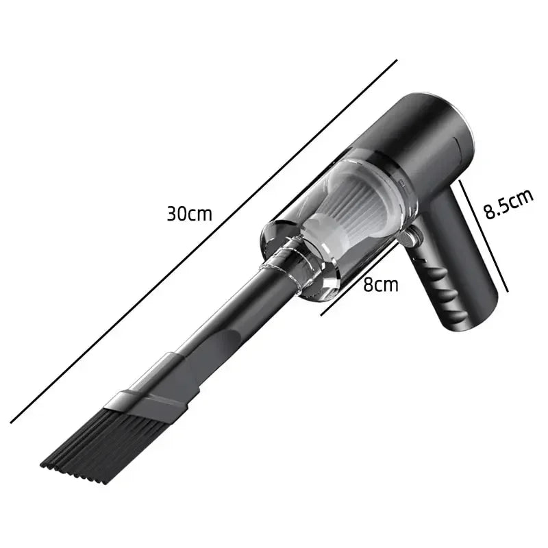 Portable Wireless Vacuum Cleaner – Dual Use for Home & Car, 120W High Power