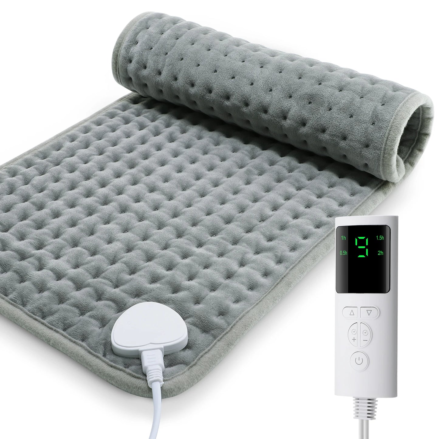 Electric Heating Pad 58×29cm – Personal Heated Blanket Mat for Feet, Back & Sofa Comfort – Safe Winter Warmer for Seniors