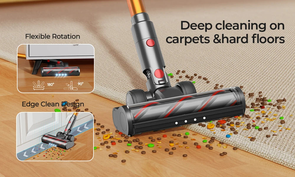 Laresar V7 Handheld Vacuum – Wireless Smart Cleaner for Home