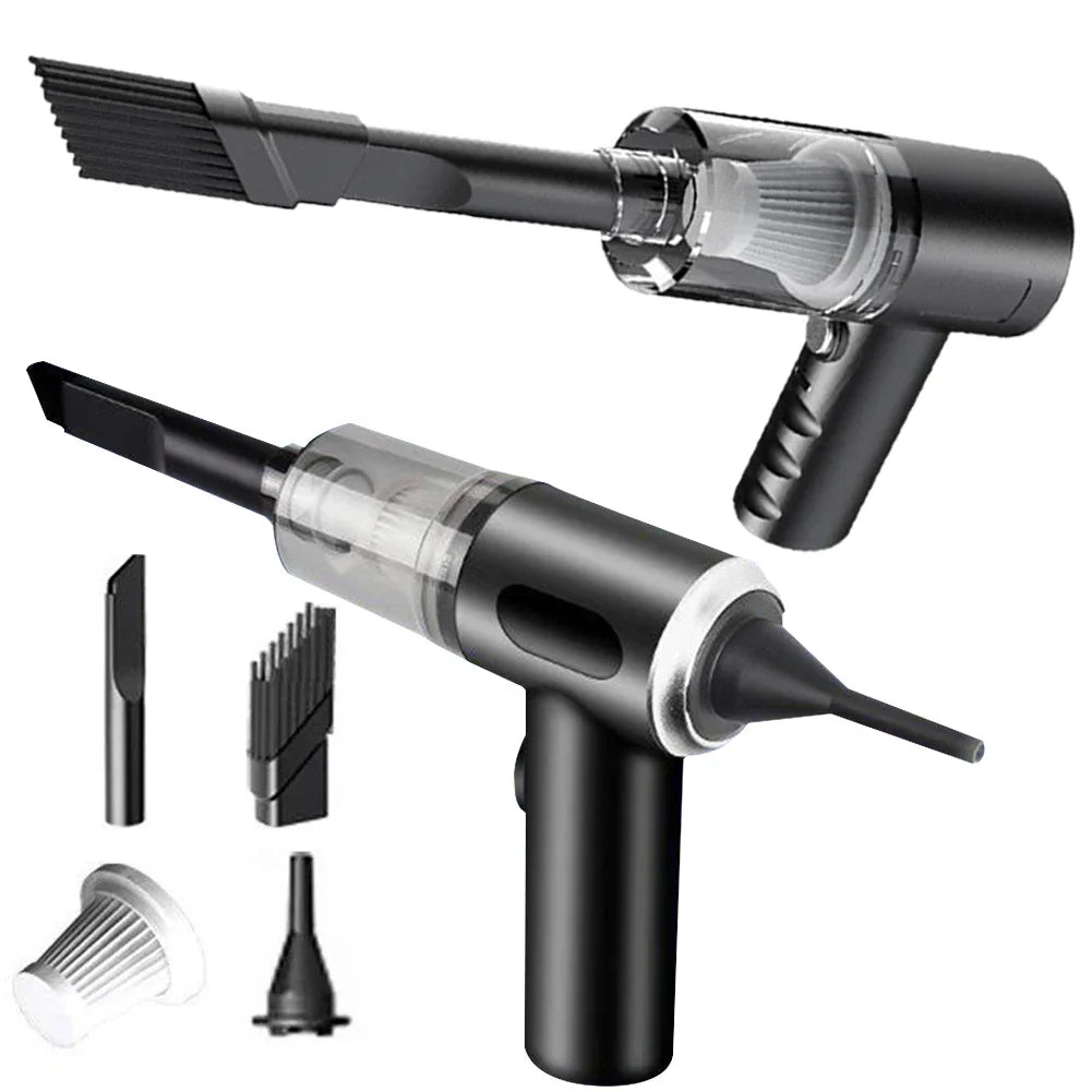 Portable Wireless Vacuum Cleaner – Dual Use for Home & Car, 120W High Power