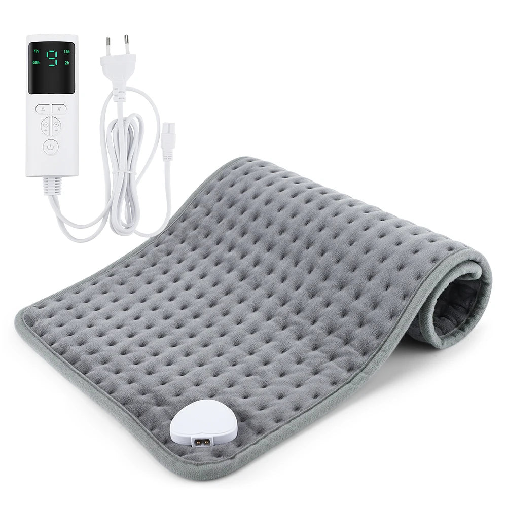 Electric Heating Pad 58×29cm – Personal Heated Blanket Mat for Feet, Back & Sofa Comfort – Safe Winter Warmer for Seniors