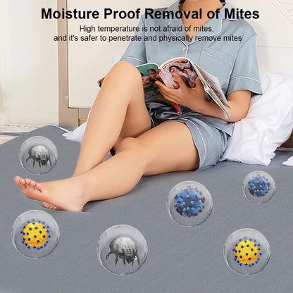 “Winter Electric Heated Mattress Pad – Safe Thermostat Body Warmer with EU Plug